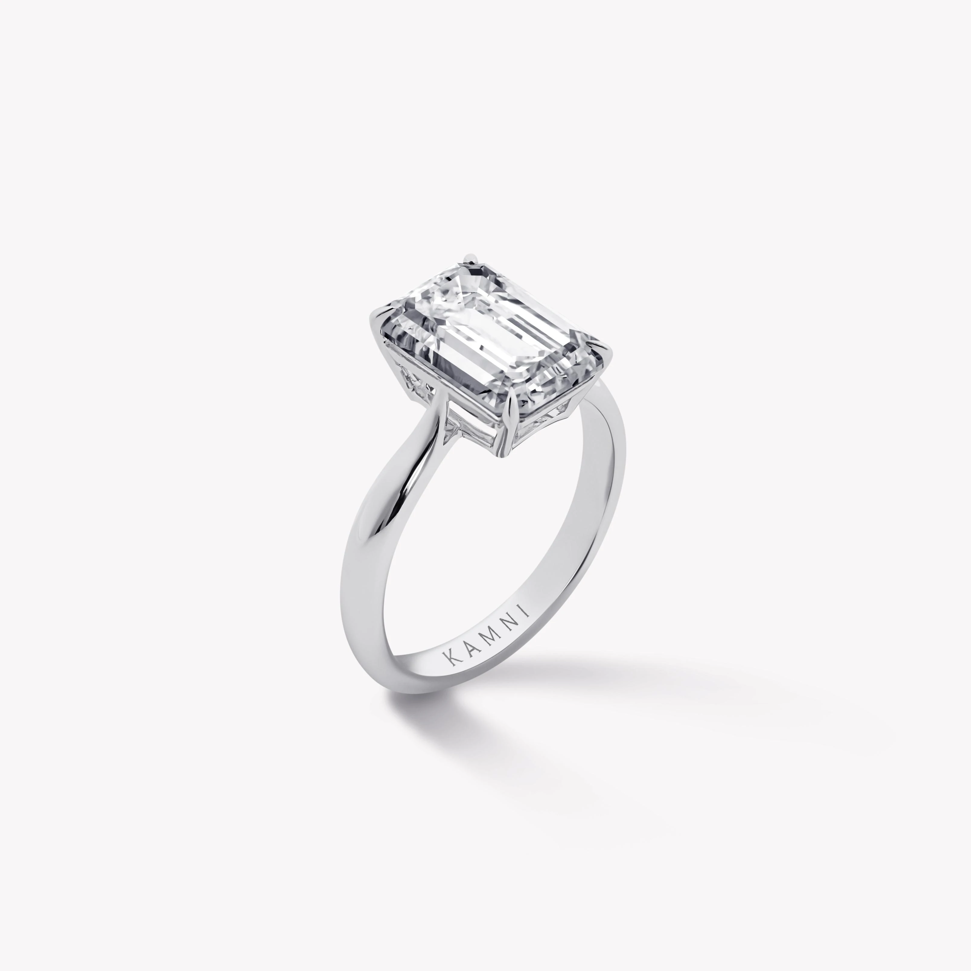 EMERALD CUT DIAMOND RING