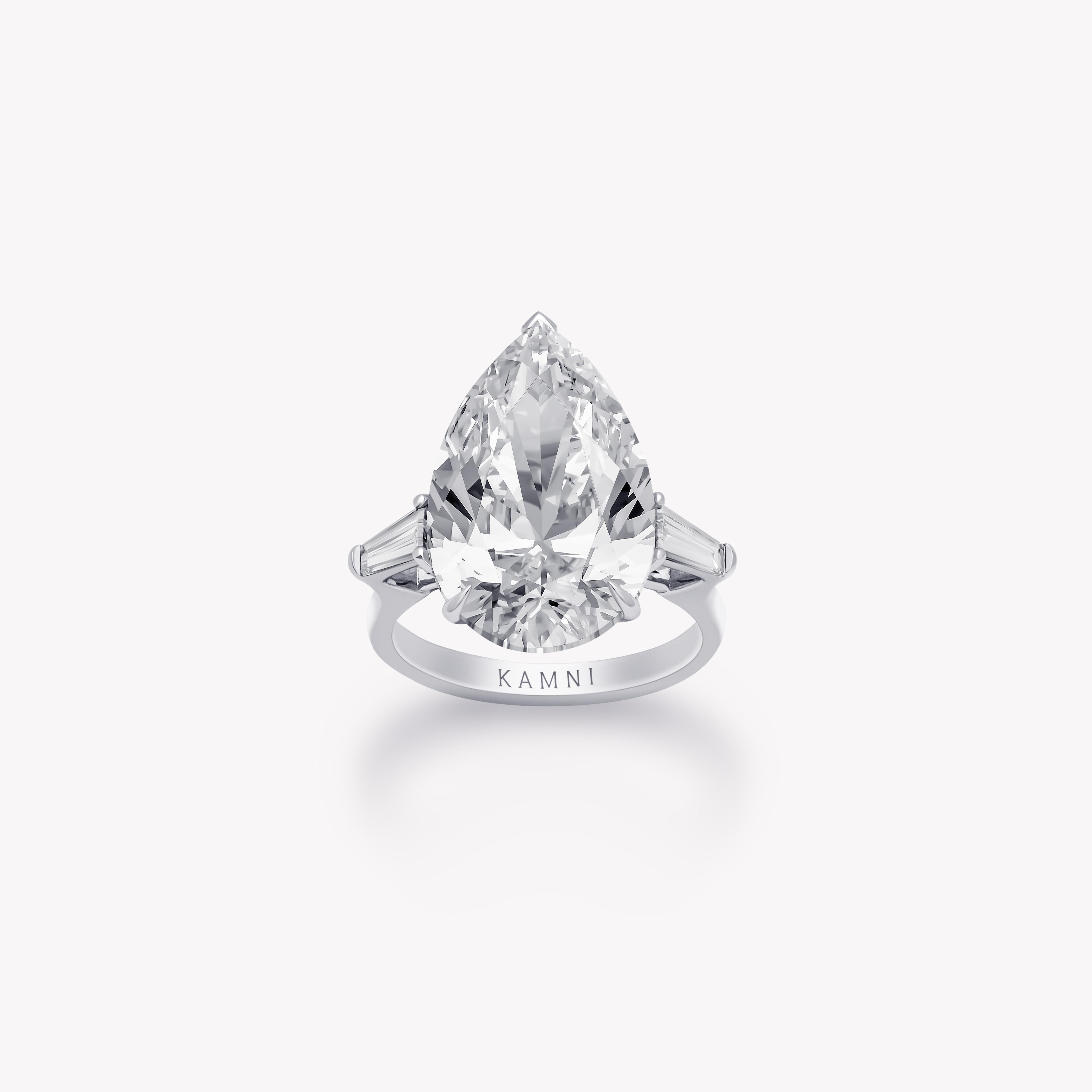 PEAR SHAPE DIAMOND RING