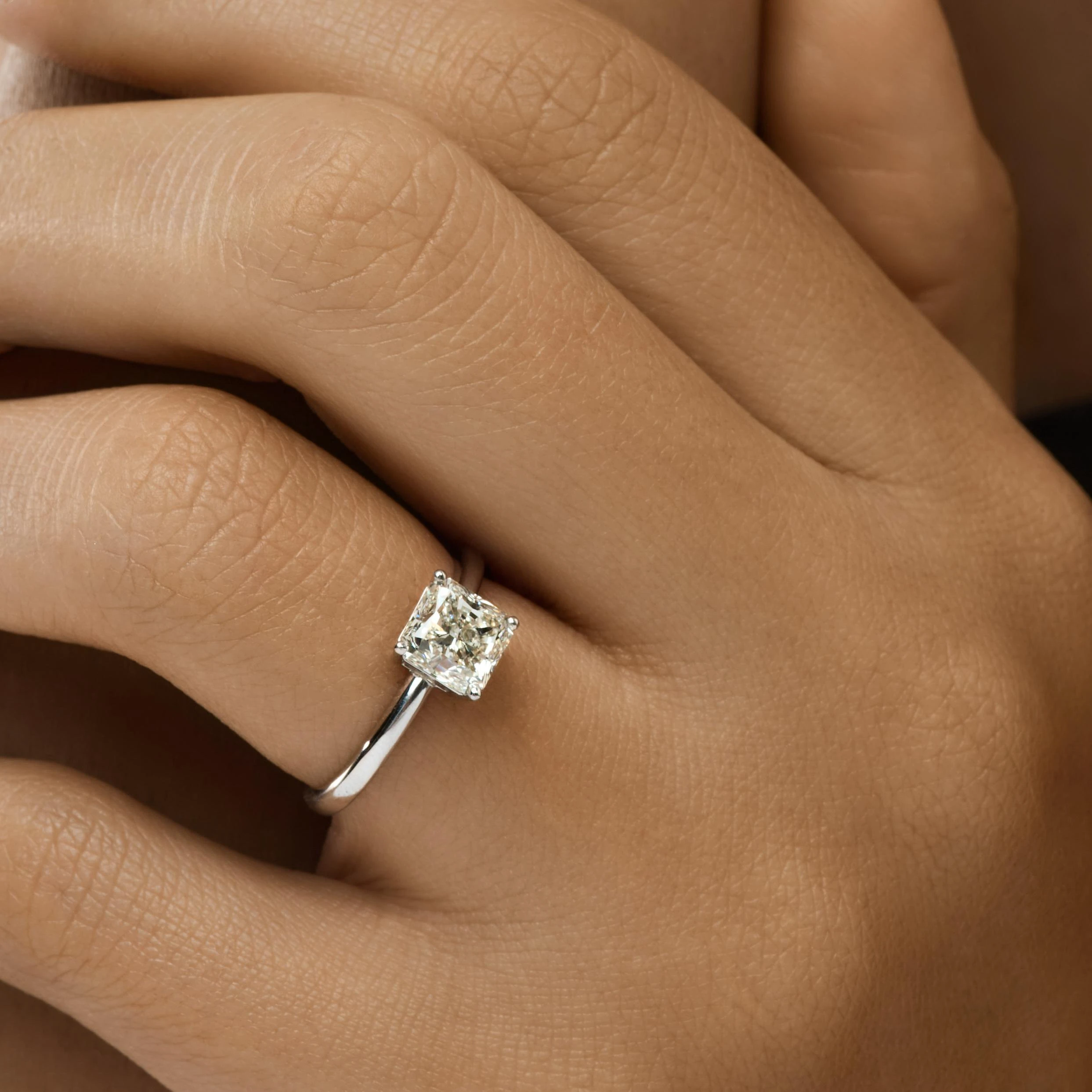 PRINCESS CUT ENGAGEMENT RING