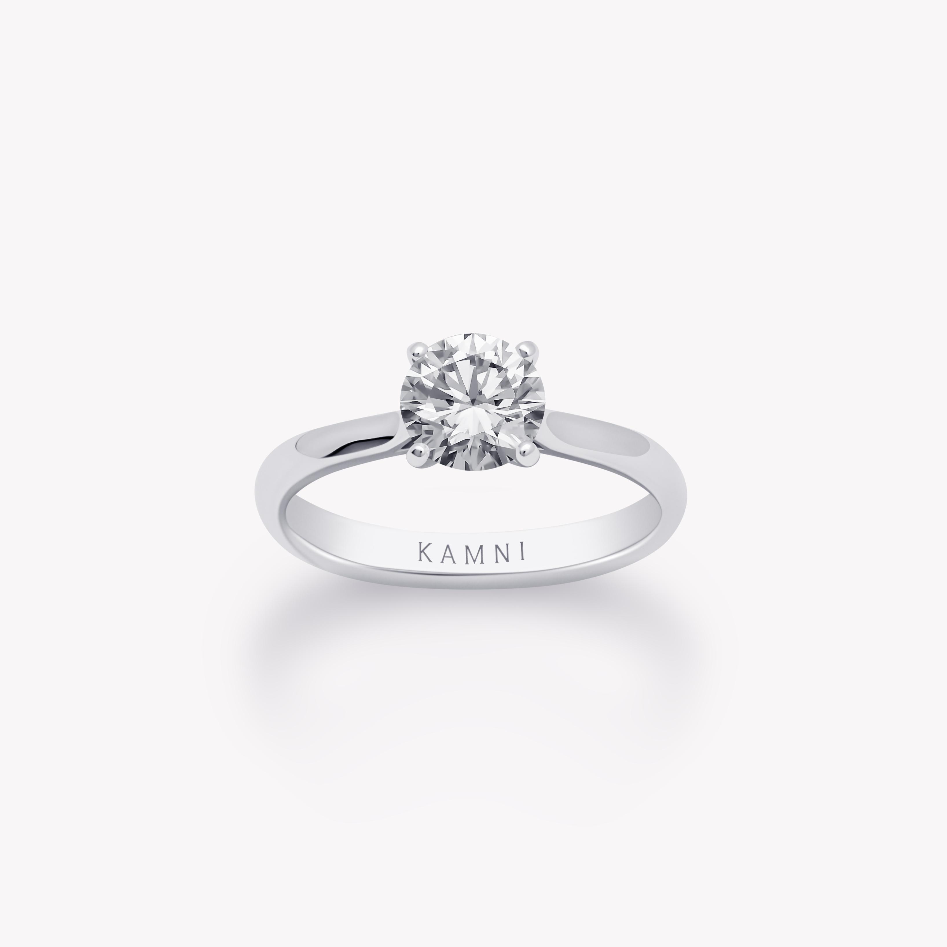 ROUND DIAMOND SOLITAIRE RING 