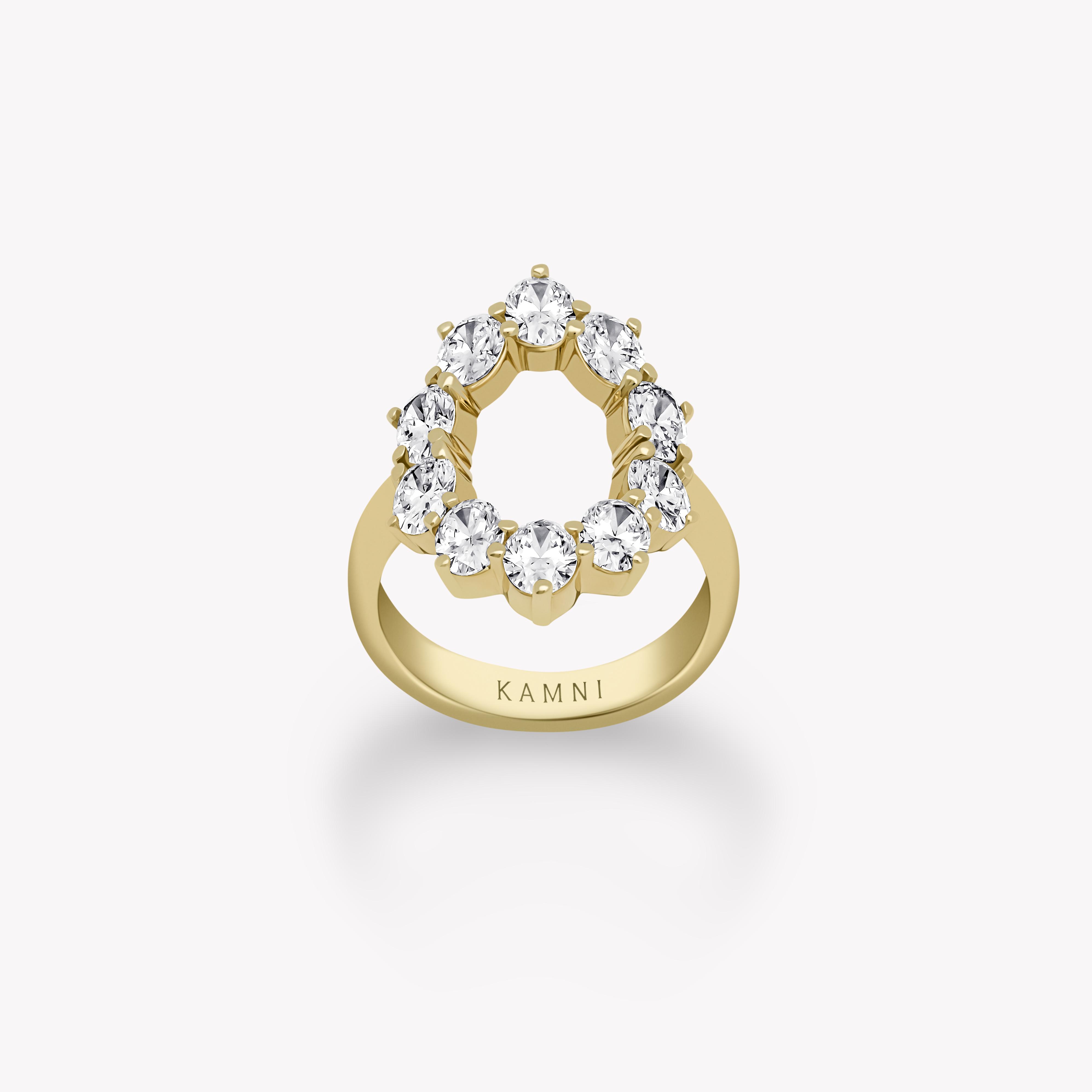 OVAL DIAMOND RING