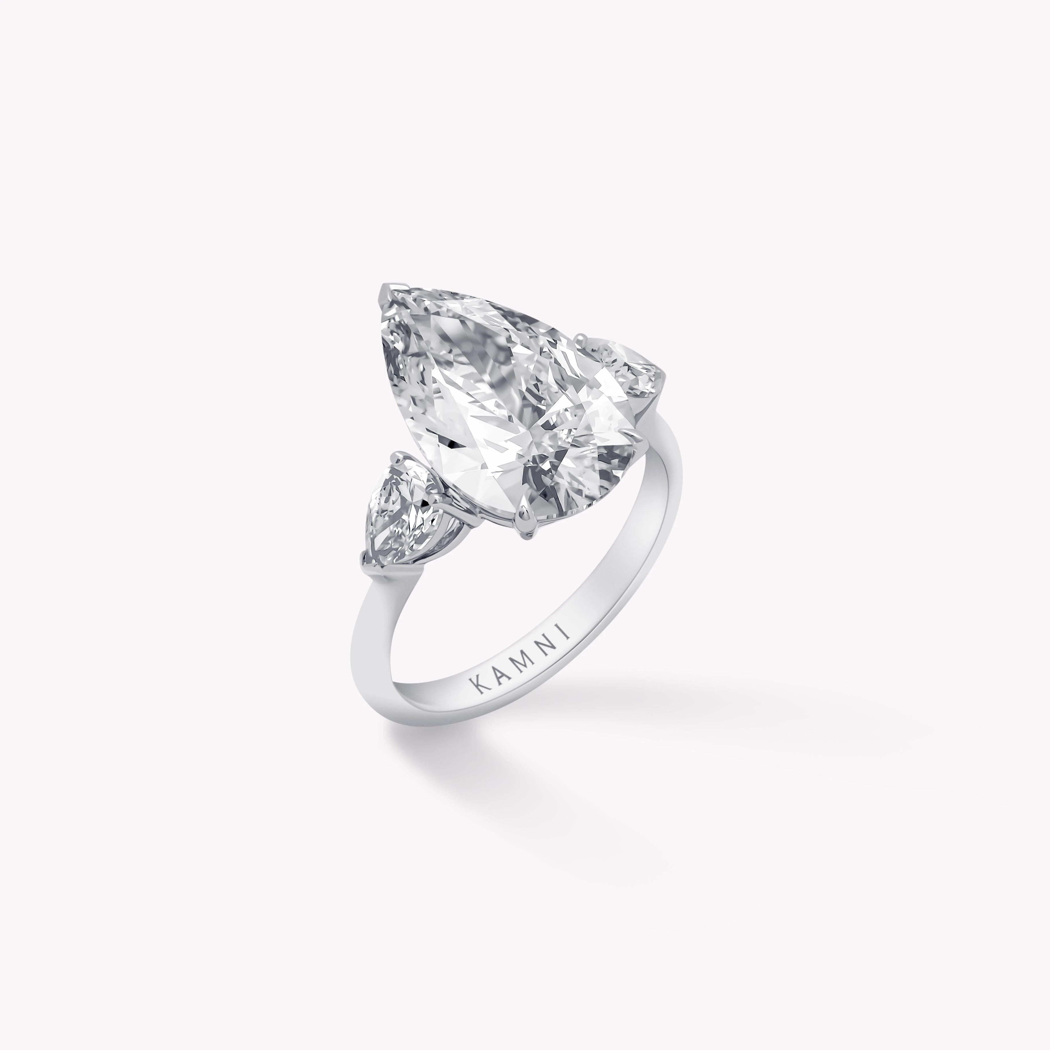 PEAR SHAPE DIAMOND RING