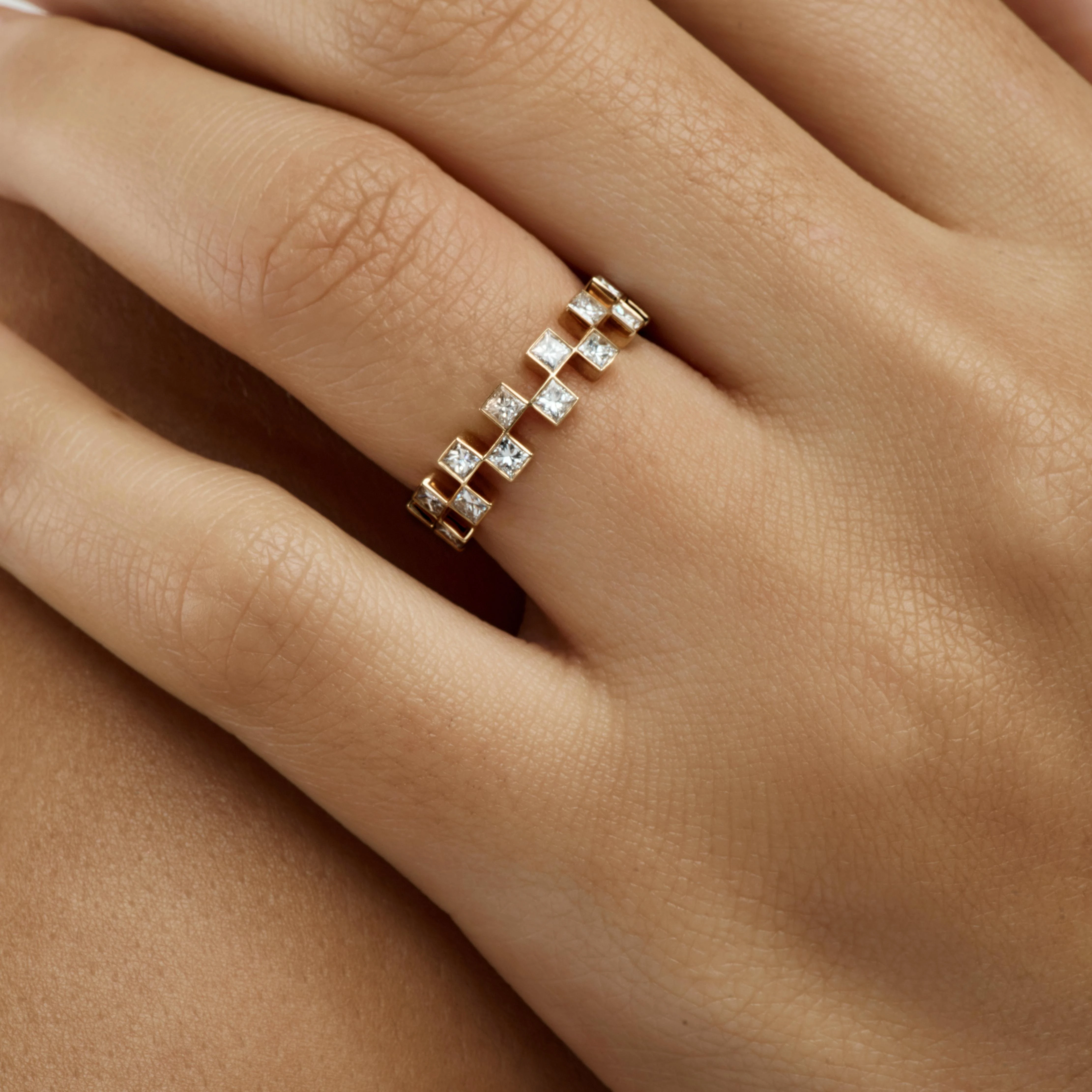 PRINCESS CUT DIAMOND ETERNITY RING