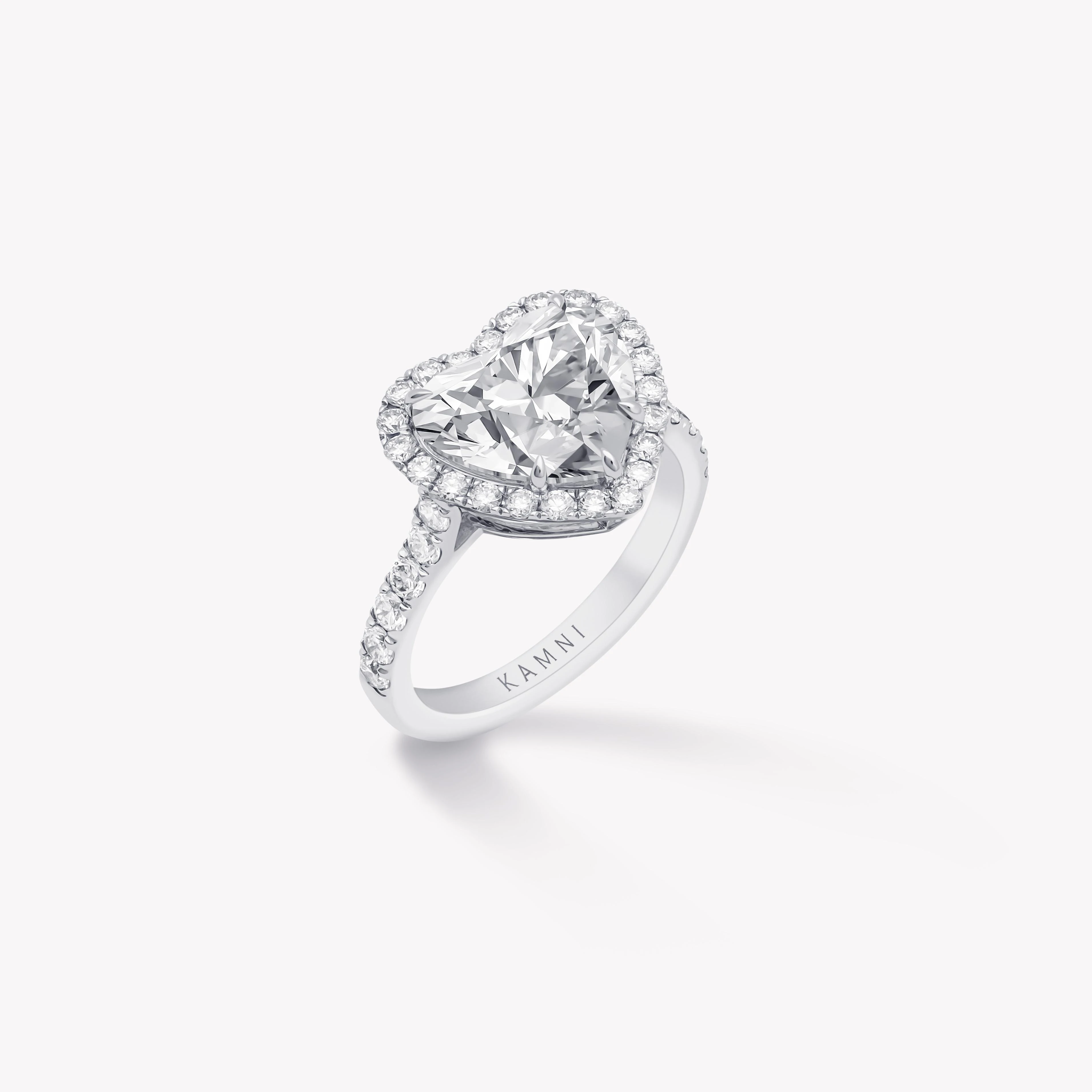 HEART CUT PAVÉ DIAMOND RING