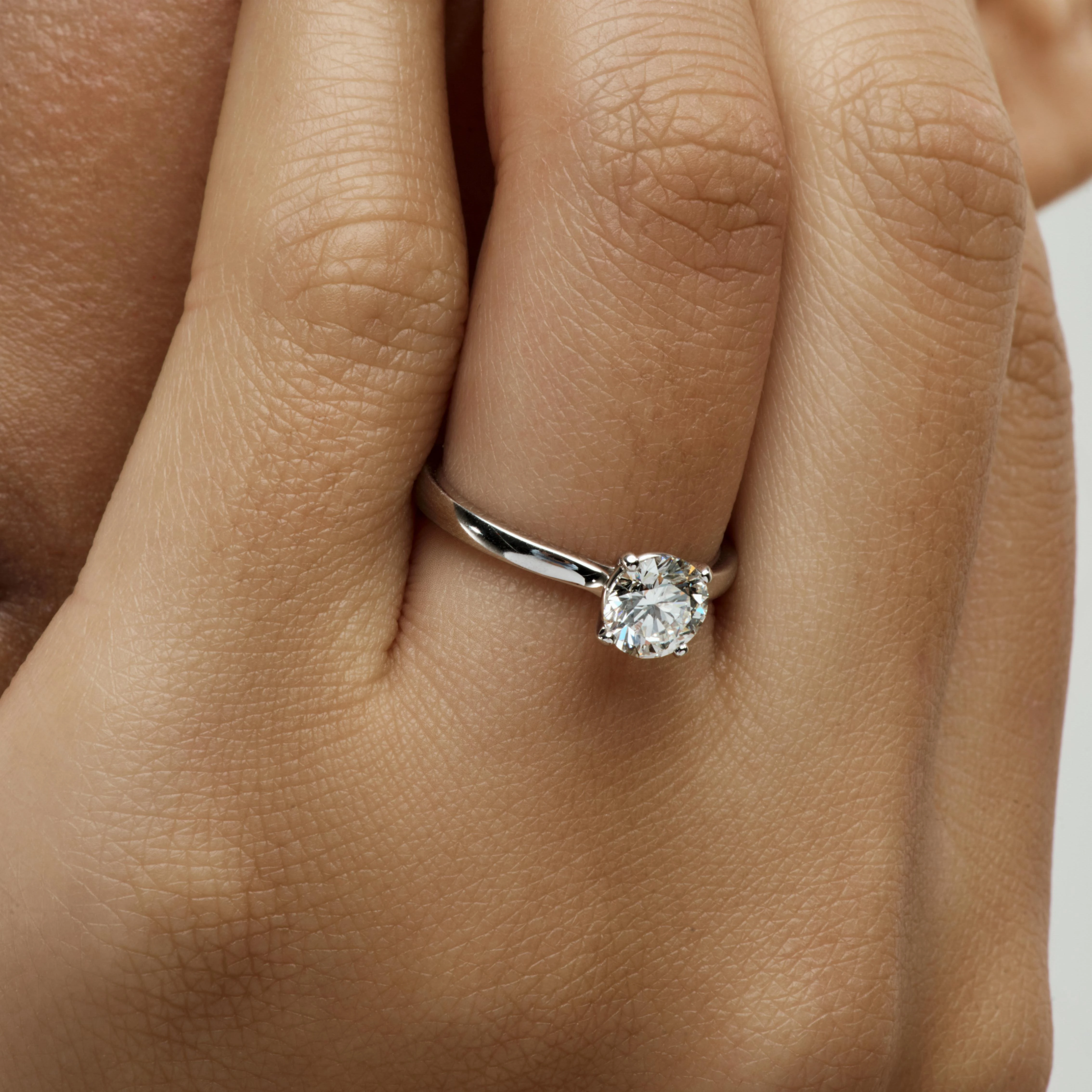 ROUND DIAMOND SOLITAIRE RING 