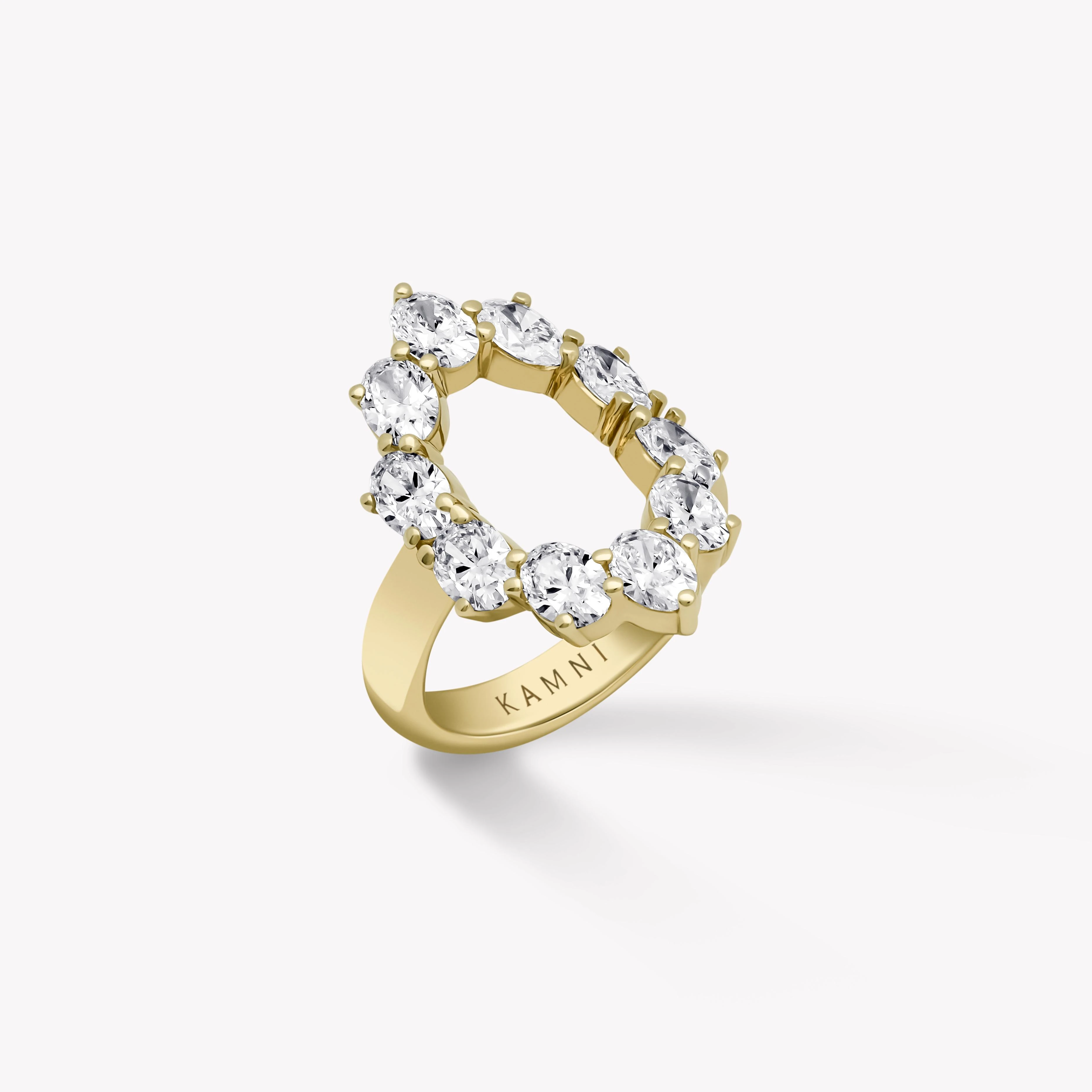 OVAL DIAMOND RING