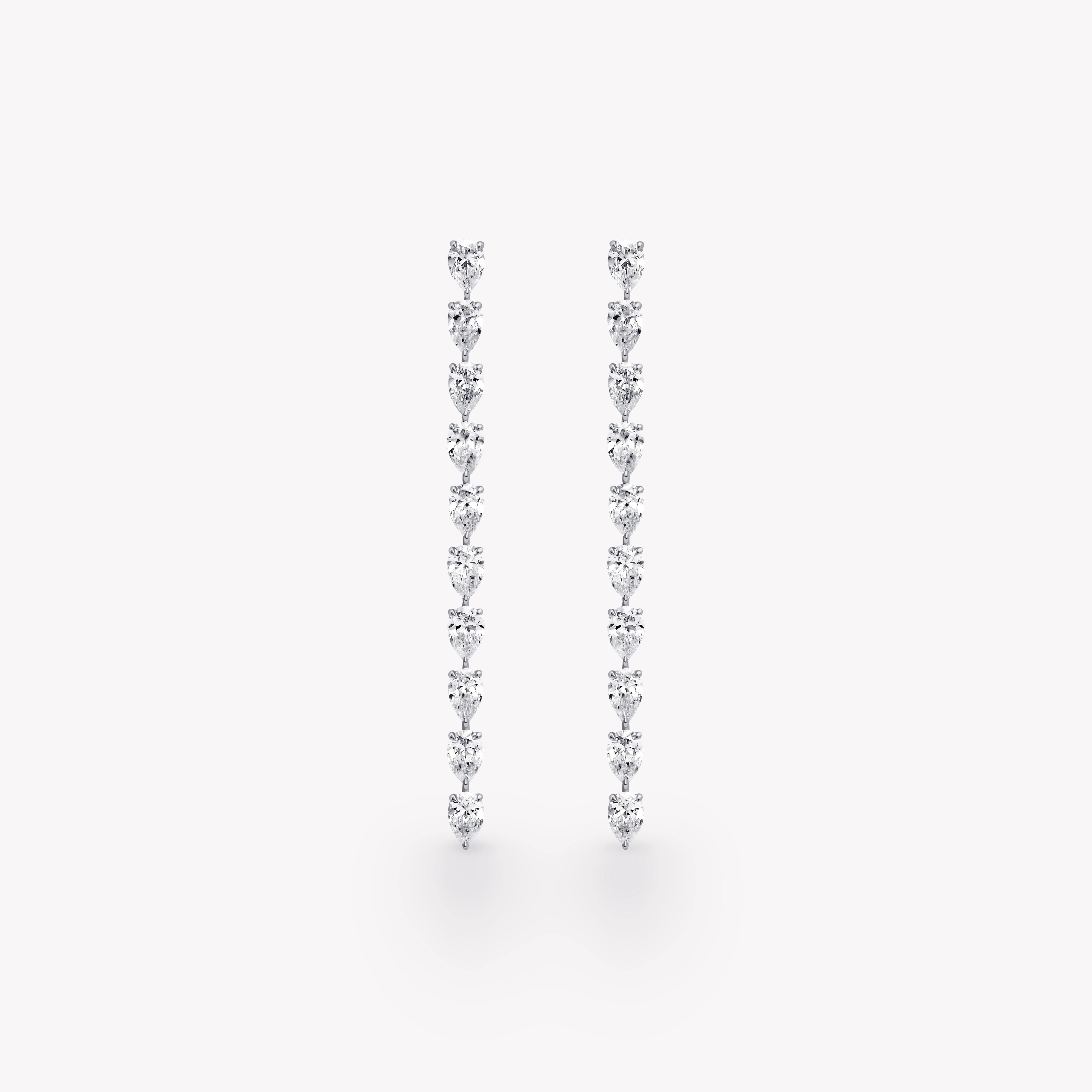 PEAR DROP DIAMOND EARRINGS