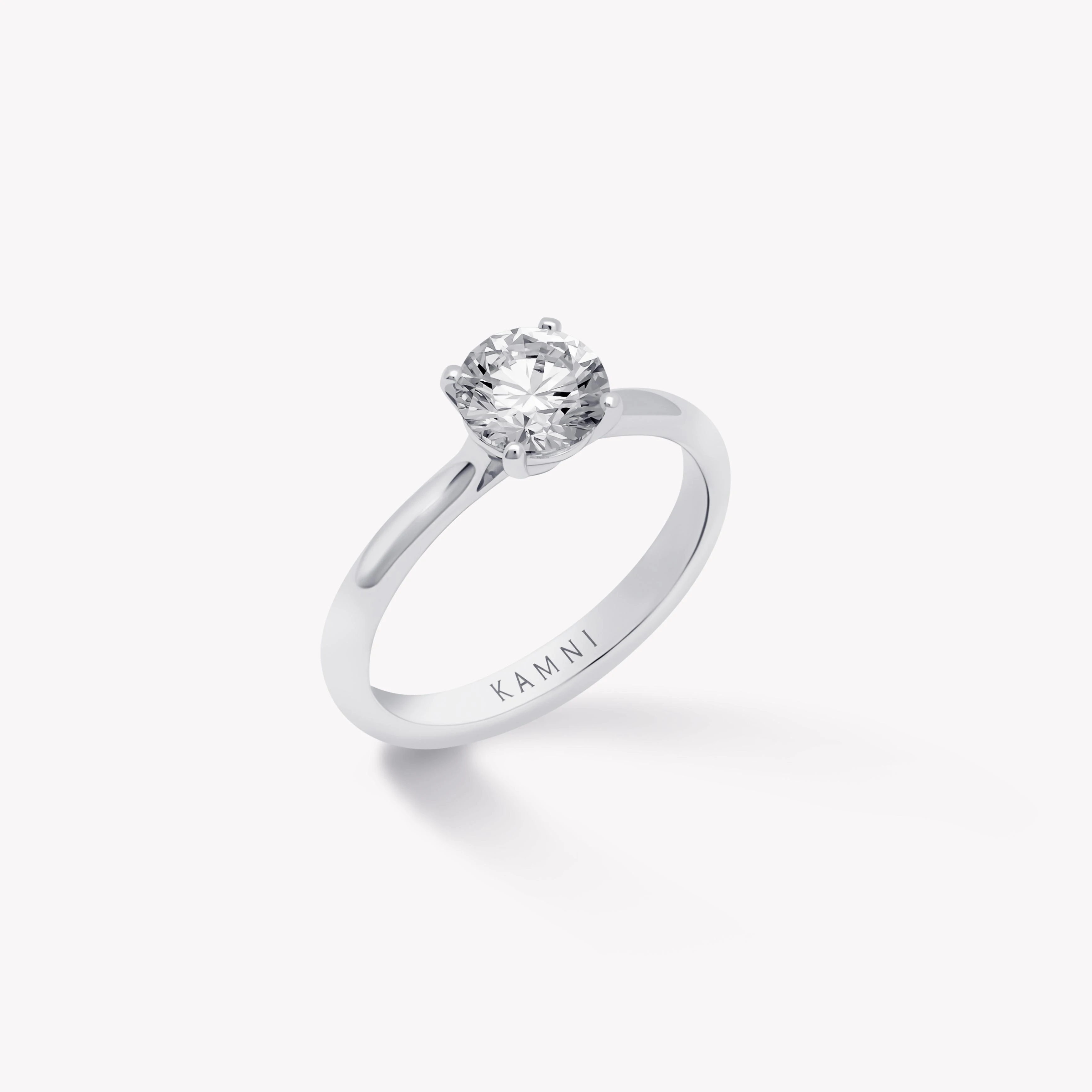 ROUND DIAMOND SOLITAIRE RING 